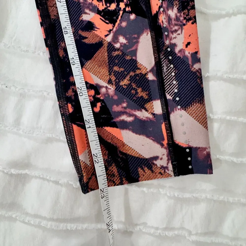 Lululemon Fast & Free 7/8 Tight II Nulux High Rise Printed Running Legging Sz 6 - Picture 11 of 13